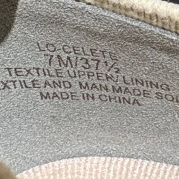 Louise et Cie Celete Black Off White Trim Point Toe Slip on Flats US 7 (E37.5) - Picture 10 of 10